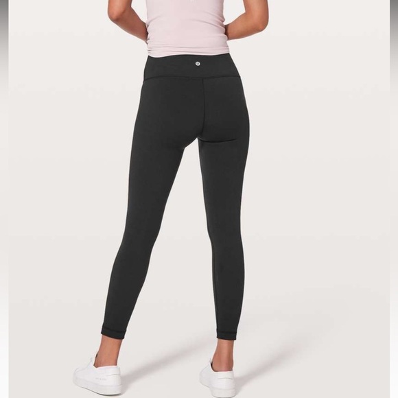 Lululemon Wunder Under Hi-Rise 7/8 Tight *Full-On Luon 25" in Black Women’s 12 - Picture 2 of 8